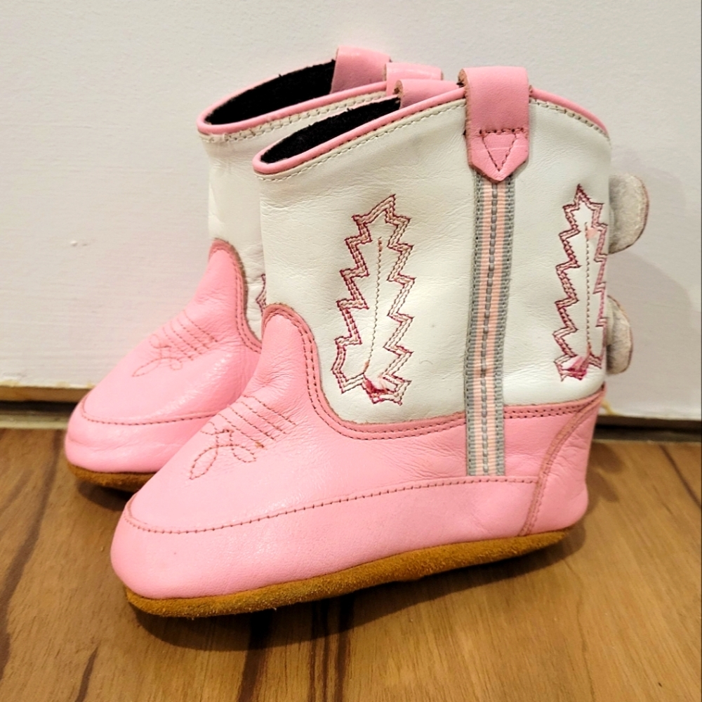 Old West Baby Cowgirl Boots Size 4